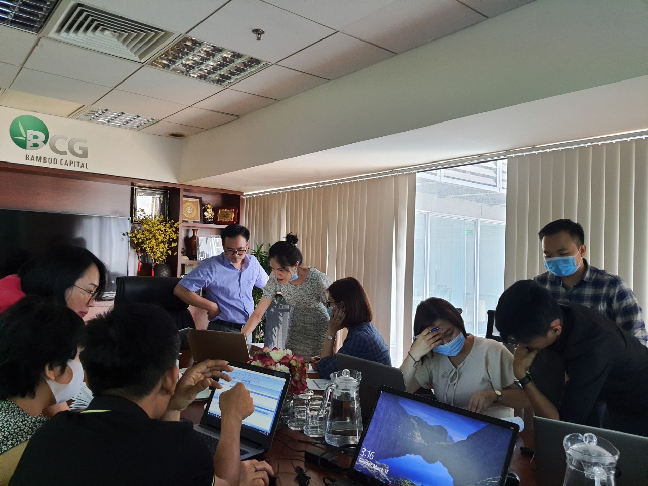 BGC Land cùng DIP Việt Nam họp giao ban hướng dẫn các tính năng phần mềm Landsoft