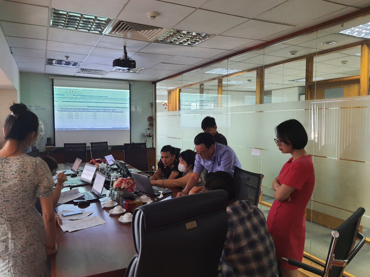 BGC Land cùng DIP Việt Nam họp giao ban hướng dẫn các tính năng phần mềm Landsoft