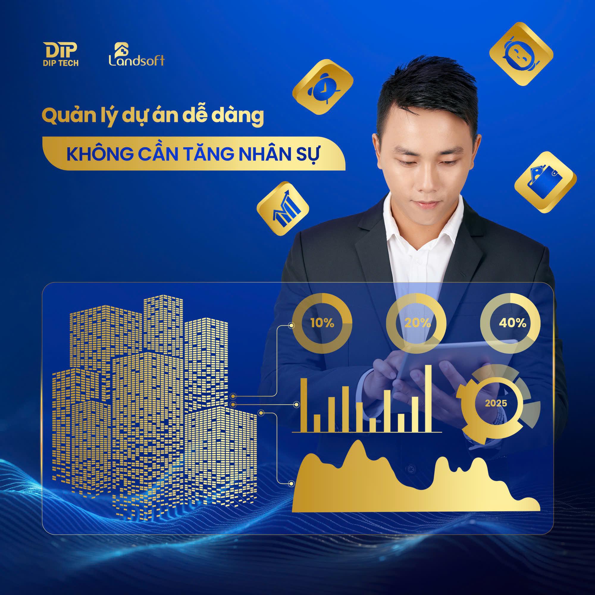 Tại sao công ty quản lý dự án bất động sản cần phần mềm Landsoft để kiểm soát tiến độ và hiệu suất dự án?