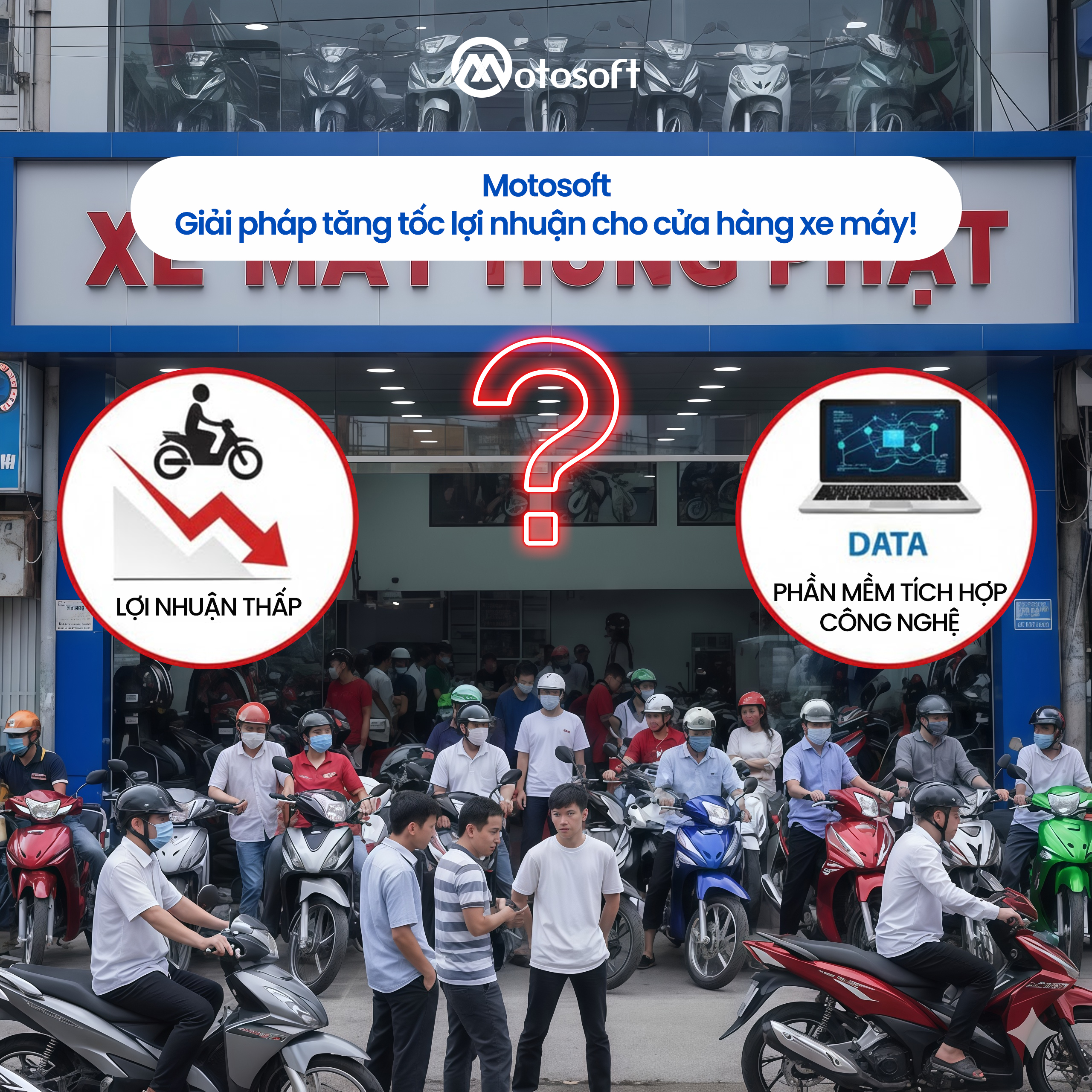 Motor Sơn Thanh Phong mở rộng phần mềm Motosoft– Bước tiến lớn trong quản lý chuỗi cửa hàng xe máy
