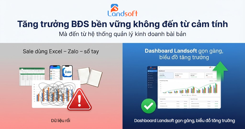 Big Four tiếp tục nâng cấp phần mềm Landsoft: Hoàn thiện năng lực quản lý kinh doanh bất động sản toàn diện