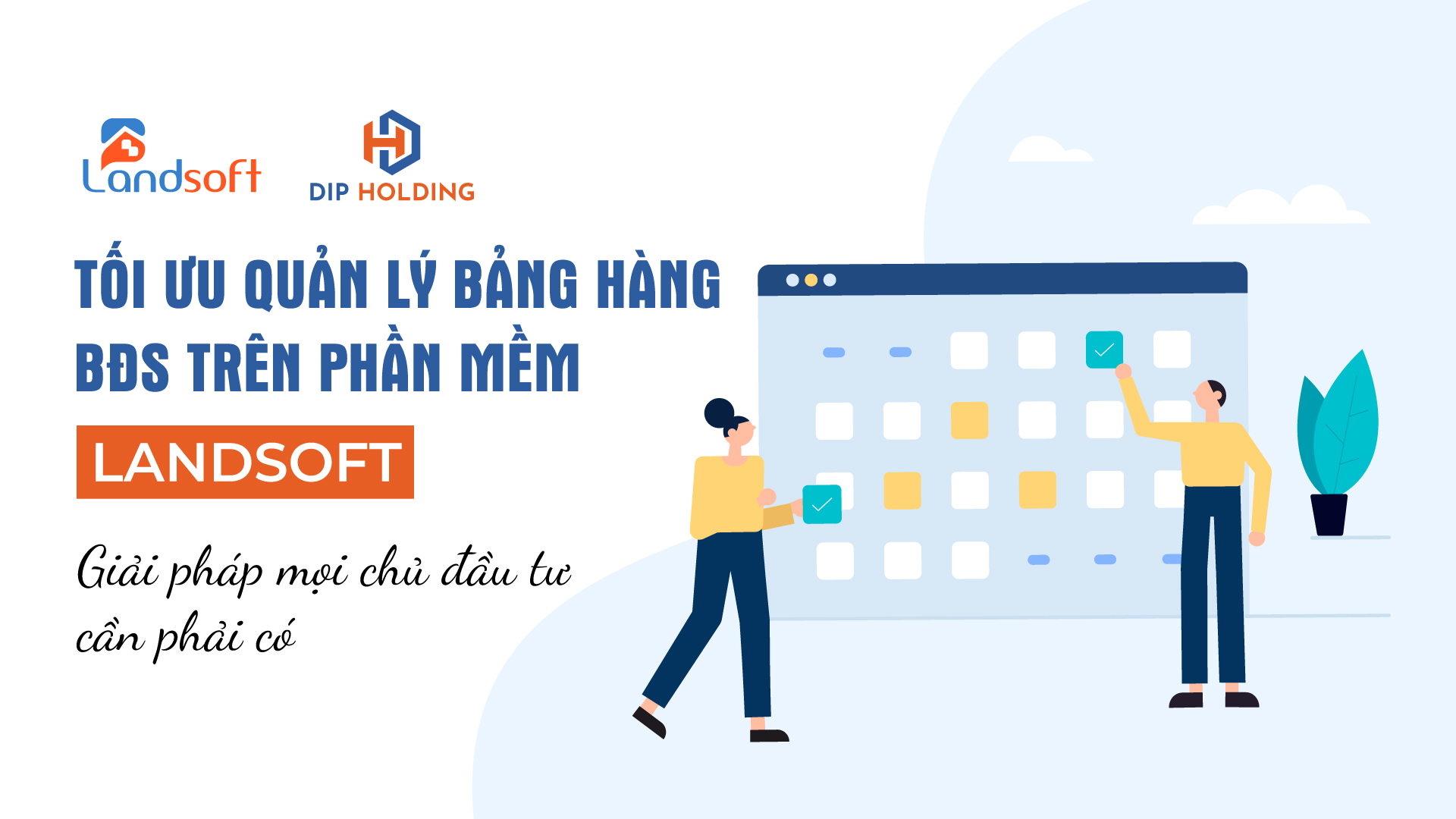 Phần mềm Landsoft giúp chủ đầu tư quản lý kho sản phẩm khu đô thị tập trung ra sao?