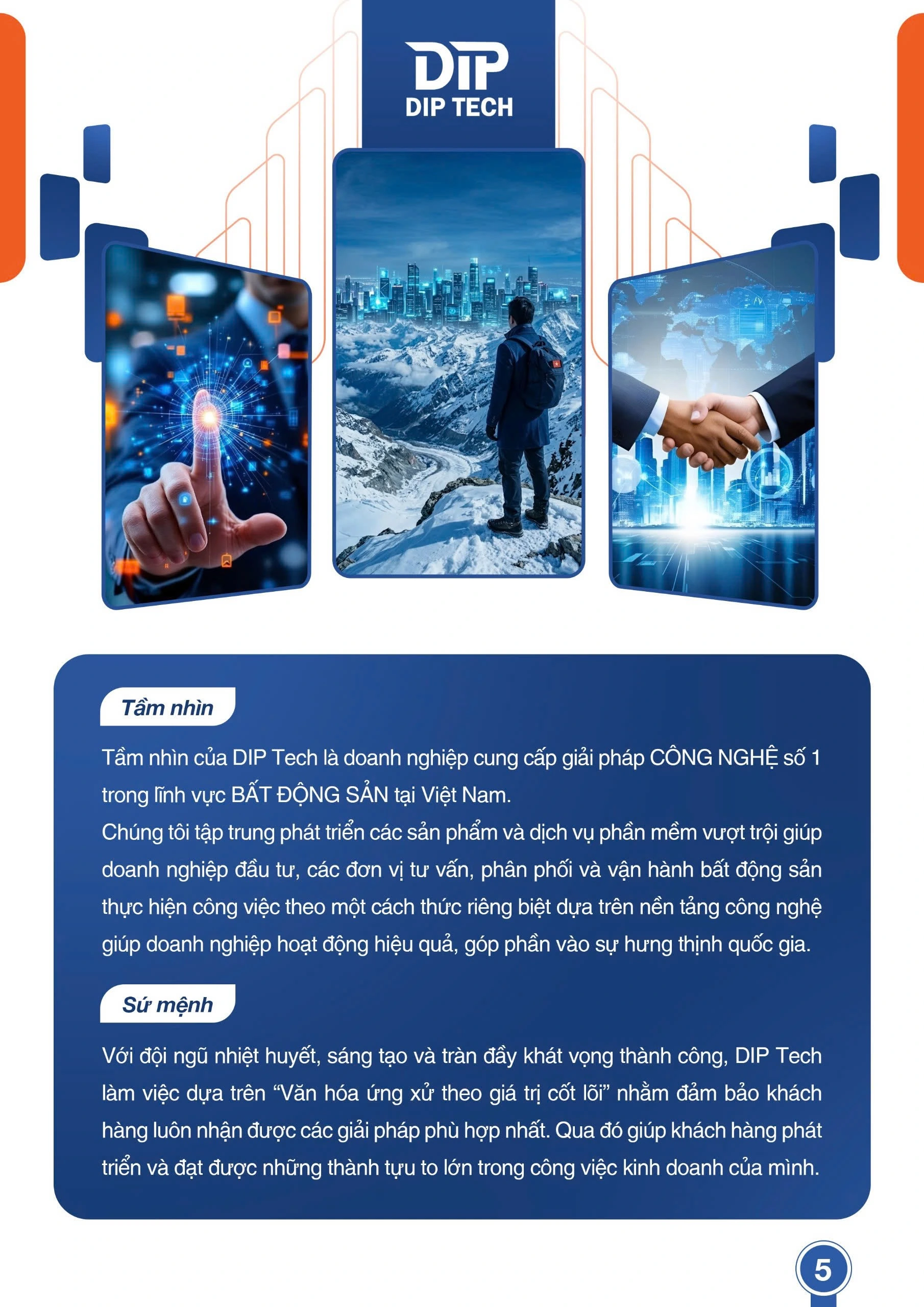 hồ sơ năng lực dip tech