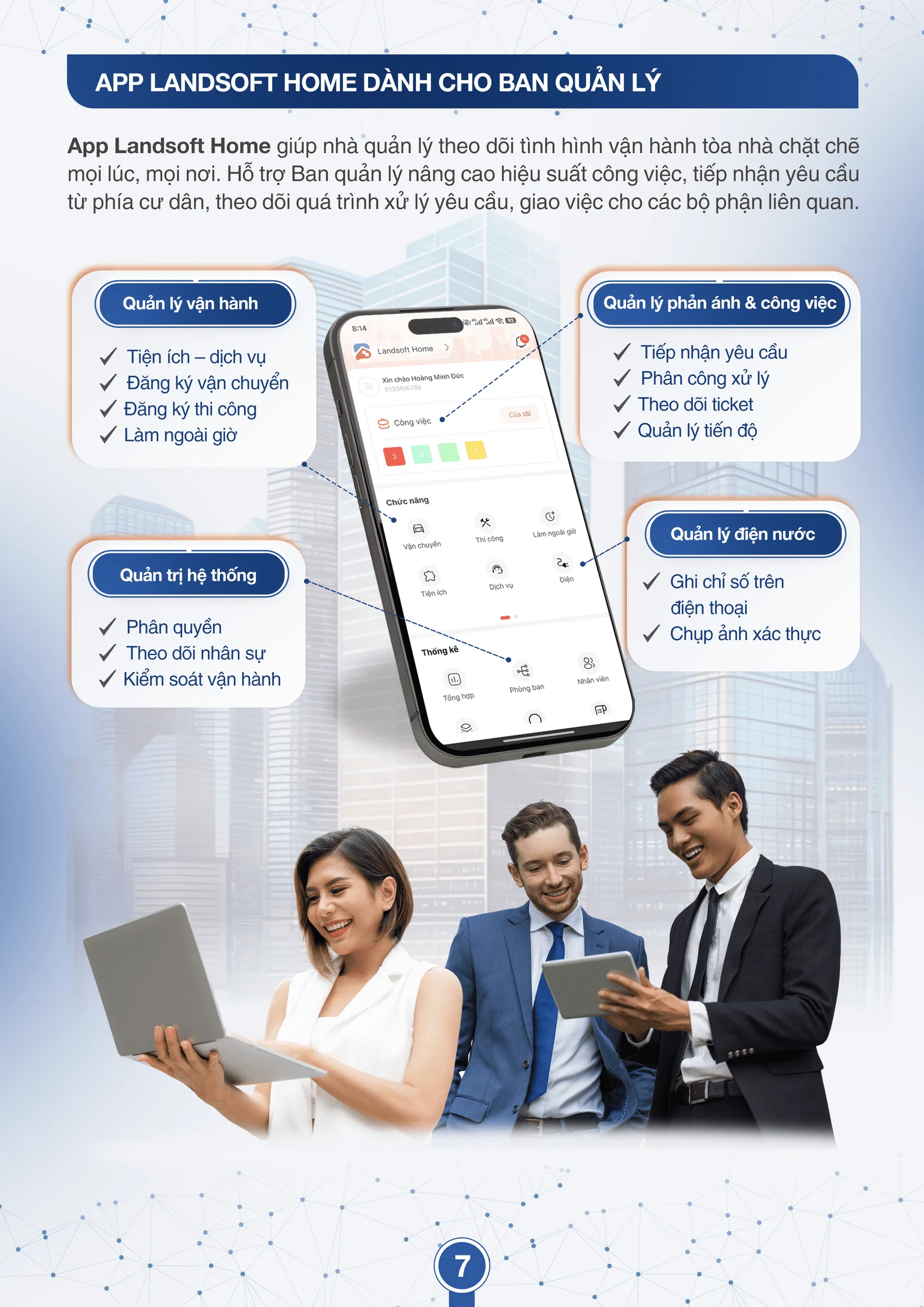 Tài liệu bán hàng app landsoft