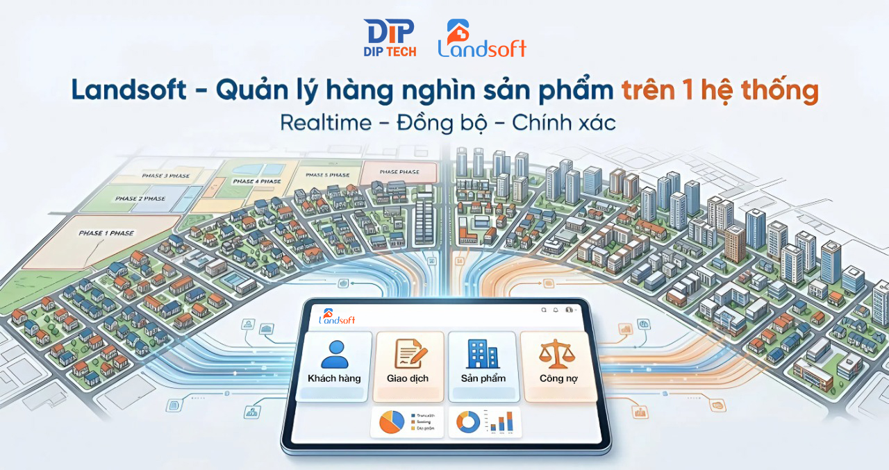Quản lý giỏ hàng bất động sản đa dự án: Thách thức lớn của doanh nghiệp phân phối